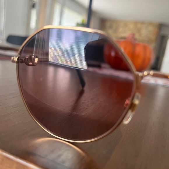 Valentino Rose Gold Sunglasses - Picture 5 of 6